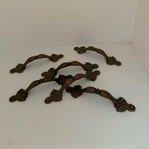 1973 FO-3695-001 National Lock Brass Pulls/Handles - Cabinet Door Drawer:Lot 6